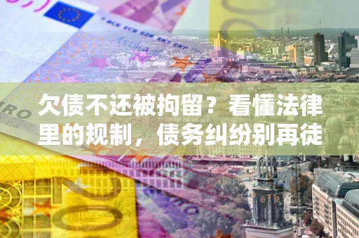 北京欠债不还被拘留？看懂法律里的规制，债务纠纷别再徒劳奔波