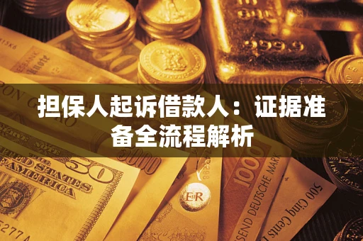 北京担保人起诉借款人：证据准备全流程解析