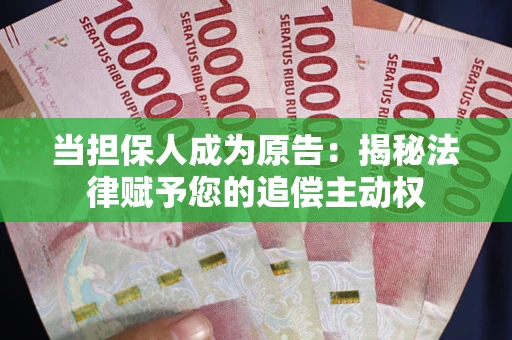 北京当担保人成为原告:揭秘法律赋予您的追偿主动权 北京当担保人成为原告:揭秘法律赋予您的追偿主动权