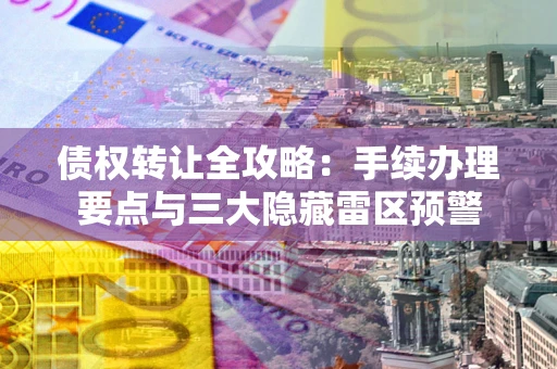 北京债权转让全攻略：手续办理要点与三大隐藏雷区预警